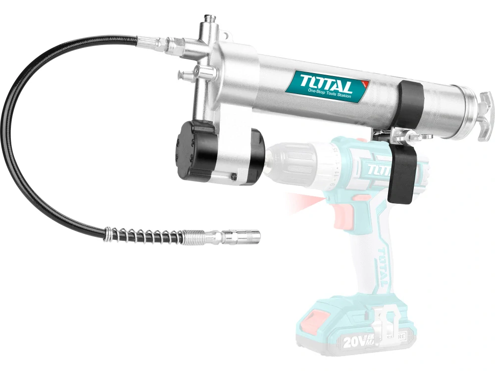 TGULI2001 TOTAL Přídavná mazací pistole, industrial, Hliník