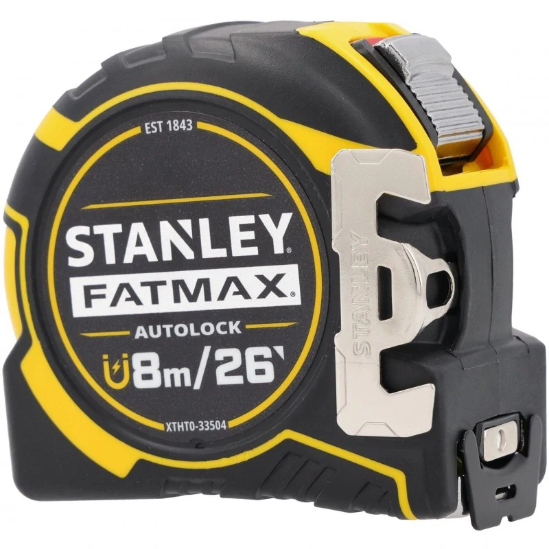 XTHT0-33504 STANLEY FATMAX svinovací metr 8M AUTOLOCK se šířkou pásku32MM