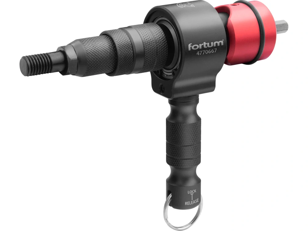 4770667 FORTUM Nástavec nýtovací na vrtačku T-COMBO