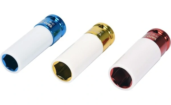 YATO YT-1056 – sada rázových hlavic na ALU kola 1/2", 17/19/21 mm