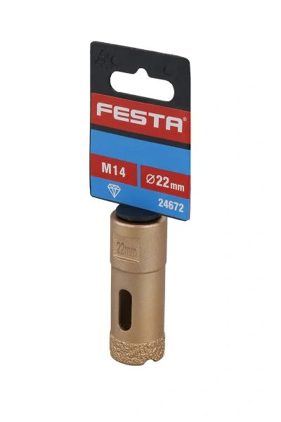 24672 FESTA Korunka vykružovací diamantová 22mm M14