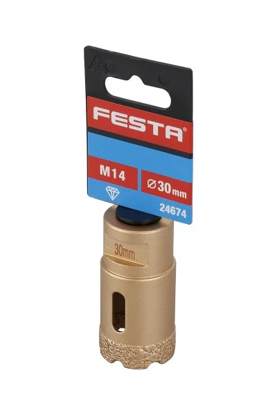 24674 FESTA Korunka vykružovací diamantová 30mm M14