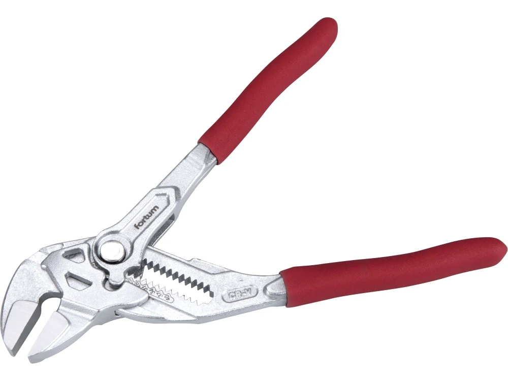 4770211 FORTUM Kleště SIKO s rovnými hladkými čelistmi 180 mm, CrV