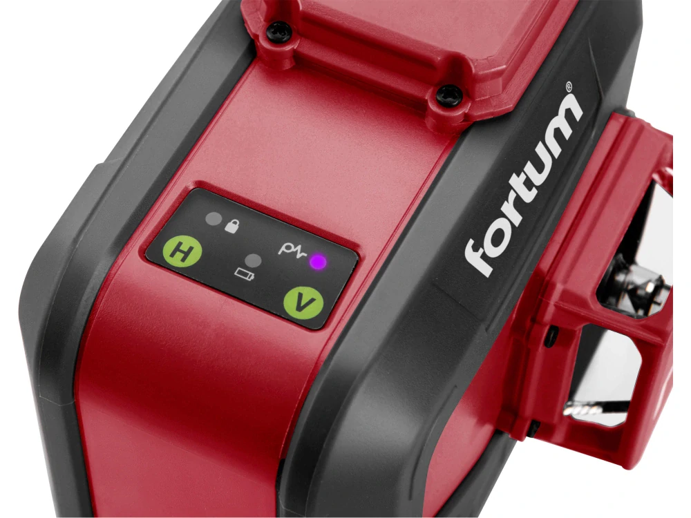 4780216 FORTUM Laser zelený 3D liniový, křížový samonivelační