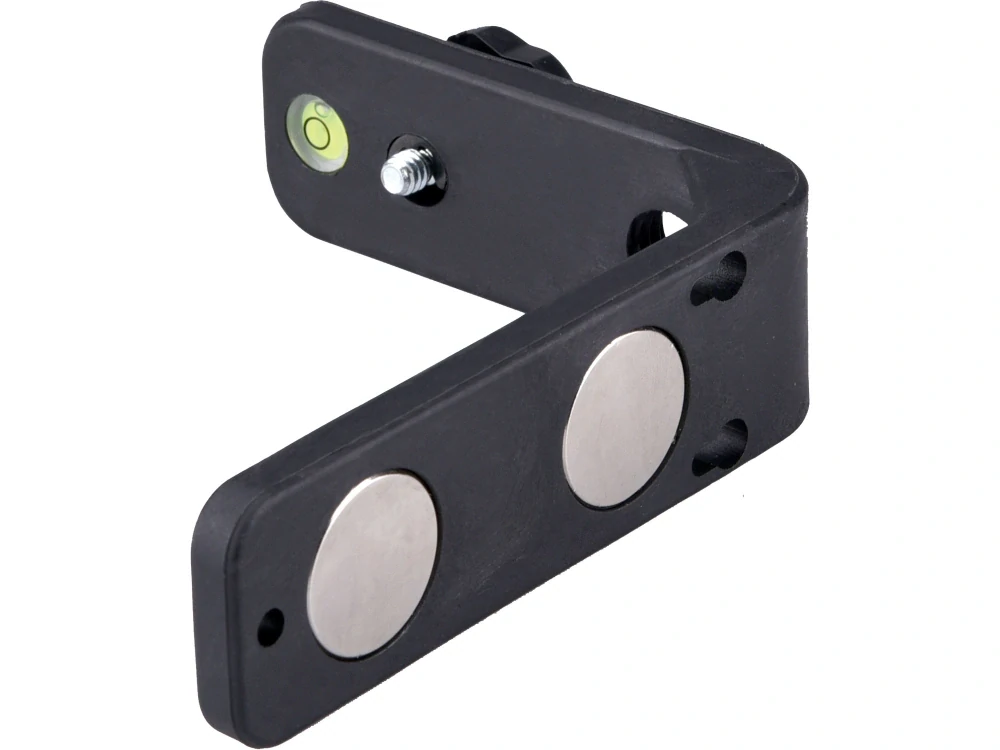 EXTOL držák L-typ magnetický na laser/kameru, 1/4" šroub