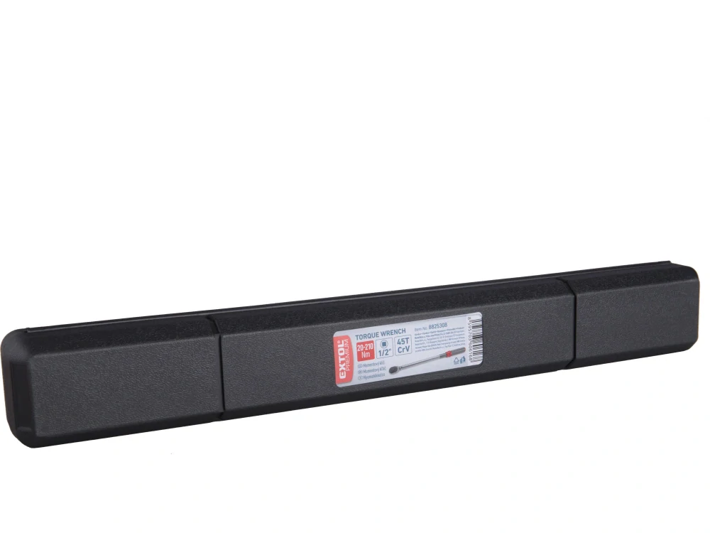 8825308 EXTOL klíč momentový, 1/2", 20-210Nm, CrV