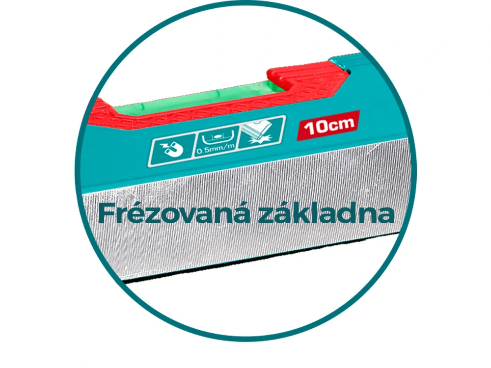 TMT205101 TOTAL Vodováha, 10cm, industrial
