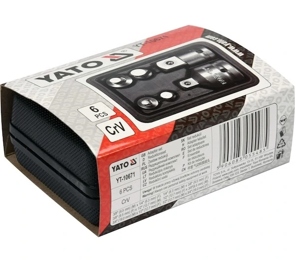 YT-10671 YATO sada redukčních adaptérů 6 ks