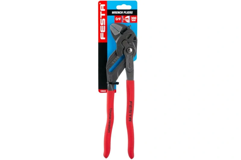 16502 Kleště SIKO FESTA CrV 300mm s rovnými čelistmi 0-68mm