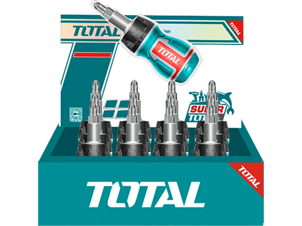 TACSDS1726 Šroubovák 8v1, ráčnový