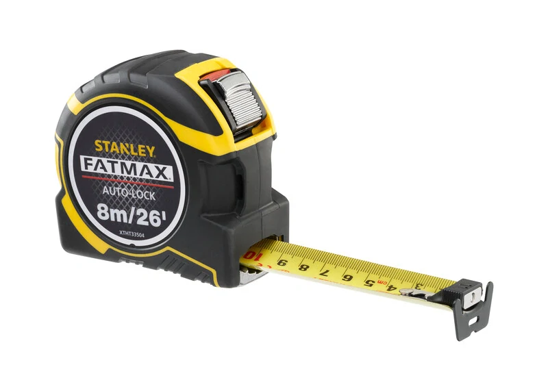 XTHT0-33504 STANLEY FATMAX svinovací metr 8M AUTOLOCK se šířkou pásku32MM