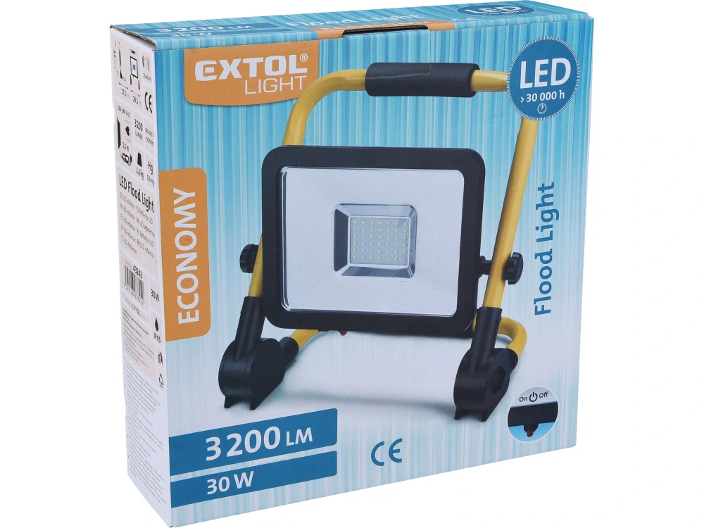 43243 EXTOL Reflektor LED, 3200lm, se stojanem