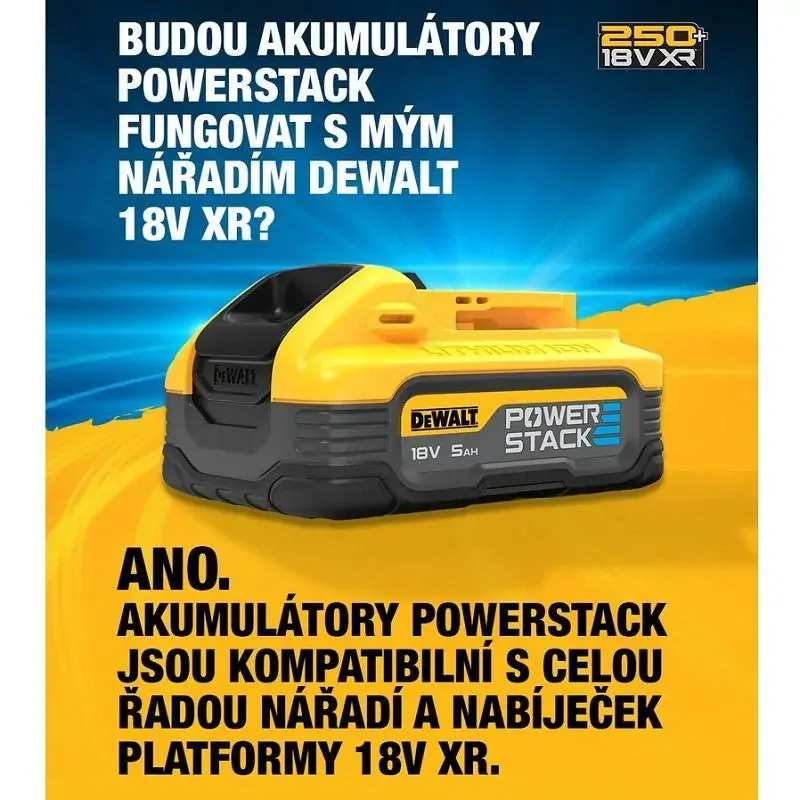 DCBP034 DeWALT 18V XR akumulátor Powerstack 1,7 Ah 2