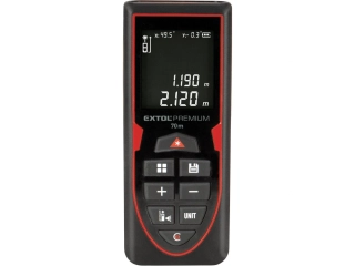 8820047 EXTOL Metr laserový 70M (zelený) s Li-ion baterií