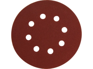 8803561 EXTOL papíry brusné výsek, suchý zip, bal. 10ks, 125mm, P40